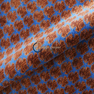 Cobalt Vine – Hand-Knotted Pure Wool Rug