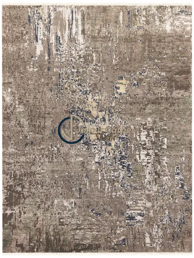Desert Mirage – Abstract Wool Handwoven Rug