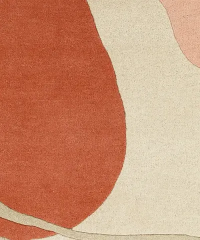 Eclipse Gold Abstract Hand Tufted Rug | Modern Geometric Carpet